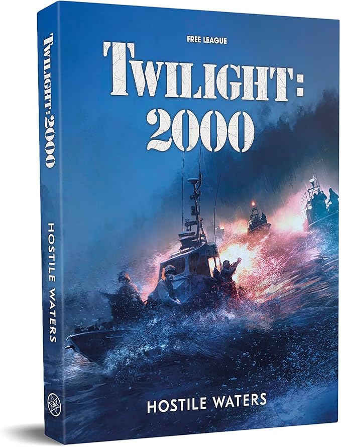 Free League Publishing: Twilight: 2000 Hostile Waters - Campaign Expansion Box Set RPG Book Cards Maps &amp Tokens Tabletop Role Playing New Content