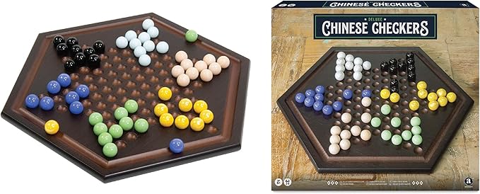 Merchant Ambassador Craftsman Deluxe Chinese Checkers Set