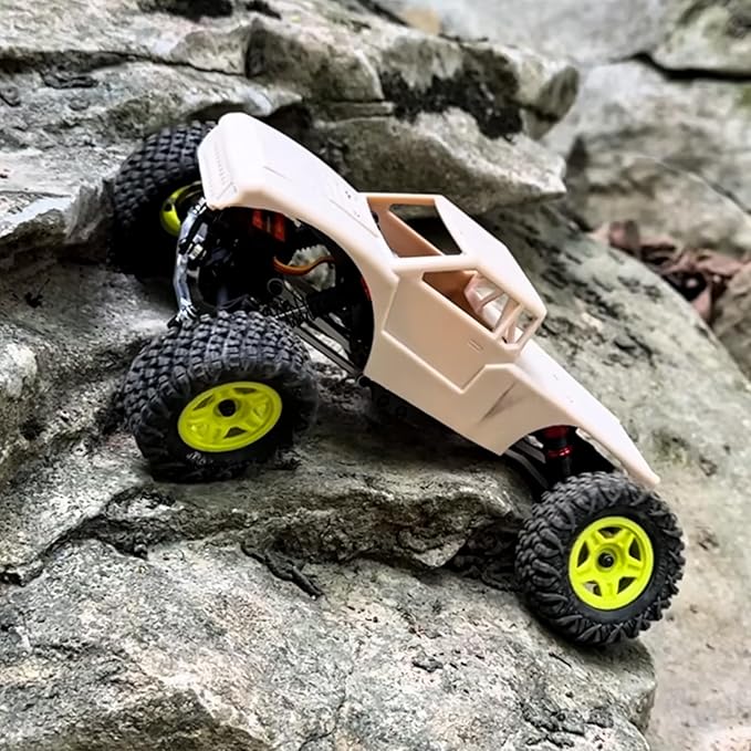 furitek 1/18 RC Crawler TerraX Active Pro 4WS – 1/18 ARTR RC Rock Crawler Remote Control Car w 4-Wheel Steering Full Kit RTR Ready-to-Run 2-in-1 Outrunner Brushless System