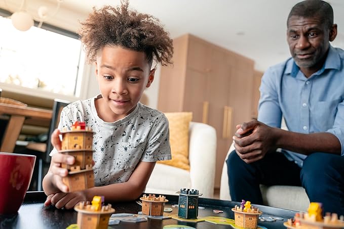Capstone Games Wandering Towers Strategy Board Game for 1-6 Players Magical Tower Movement and Tactical Planning Competitive and Replayable Fantasy Gameplay | Ages 10+ | 30 Min Playtime