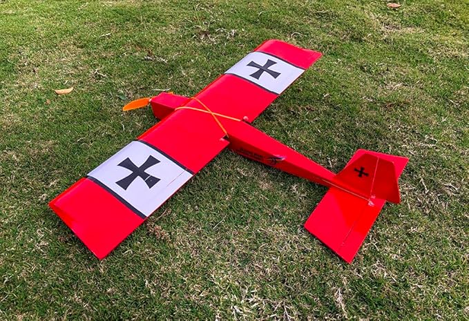 Balsa Wood Airplane R03 STICK-06 Model Aircraft 580mm Wingspan Laser Cut Unassembled Flying Model Aircraft to Build DIY RC Airplane Kit for Adults Beginners (KIT+Motor+ESC+Servos+Covering)