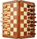 15-Inch Deluxe Chess Set – Foldable Tournament Board with Storage Box &amp 2 Extra Queens – for Adults Beginners &amp Chess Lovers