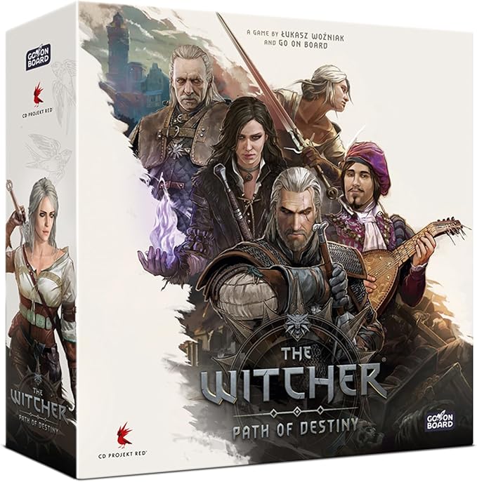 The Witcher: Path of Destiny Standard Edition - Competitive Tableau-Building Strategy Game Featuring Geralt Yennefer Ciri &amp More Ages 14+ 1-5 Players 45-90 Minute Playtime