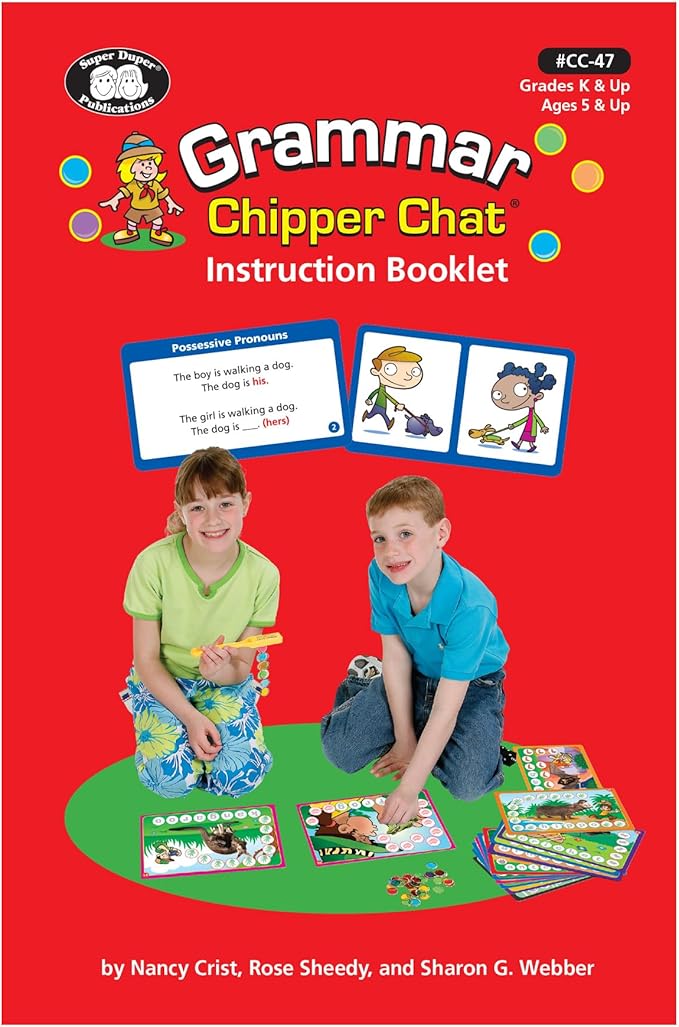 Super Duper Publications | Grammar Chipper Chat® Magnetic Game | Educational Learning Resource for Children