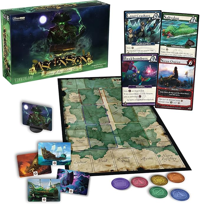 Playroom Entertainment Ultra Pro Ascension Deckbuilding Game: Curse of The Golden Isles