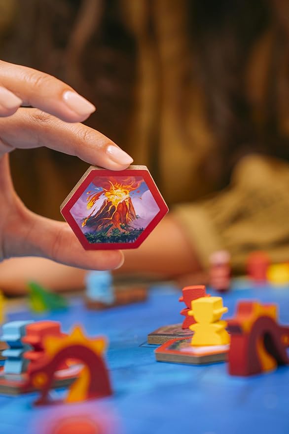 Asmodee Survive The Island Board Game (2024 Edition) - Thrilling Escape Adventure with New Monsters Fun Strategy Game for Kids &amp Adults Ages 8+ 2-5 Players 45 Minute Playtime