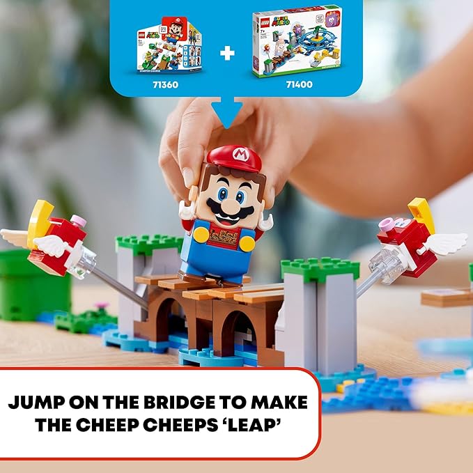 LEGO Super Mario Big Urchin Beach Ride Expansion Set 71400 Building Kit Collectible Toy for Kids Aged 7 and up (536 Pieces)