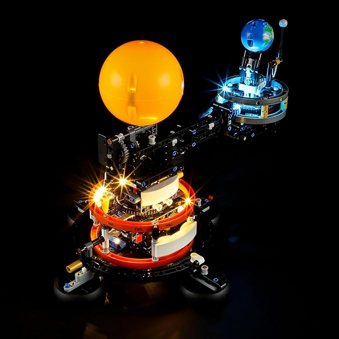 LIGHTAILING Light for Lego-42179 Planet Earth and Moon in Orbit - Led Lighting Kit Compatible with Lego Building Blocks Model - NOT Included The Model Set