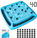 Magnet Game Magnetic Games Chess Board Games for Kids 6-8-12 Magnet Chess Kid Games Family Board Games for Kid and Adults Magnetic Game with 40 Pieces Fun Birthday Gifts for Kids (Blue)