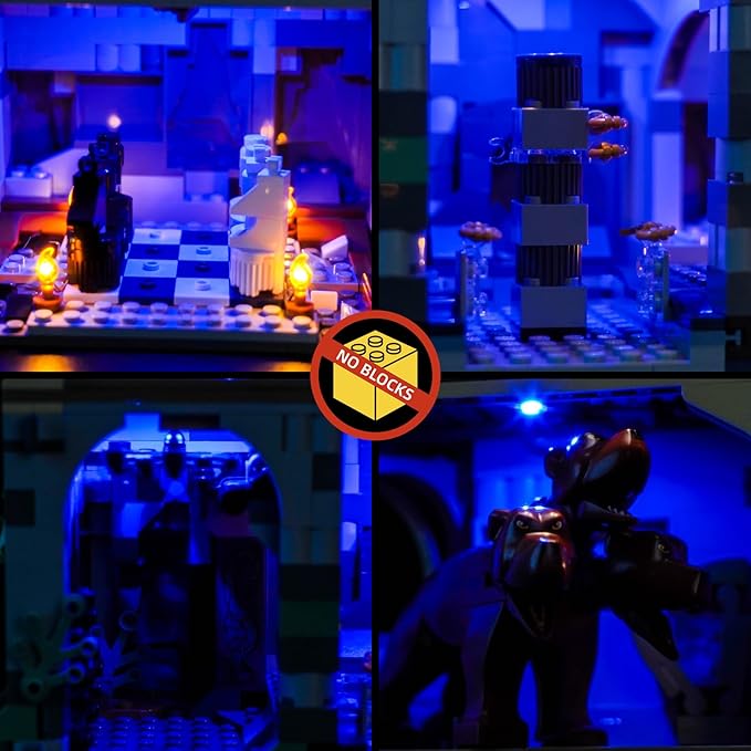 BrickBling LED Lights Only Compatible with Lego Castle: The Main Tower 76454 - Not Come with Model (RC Version Light)