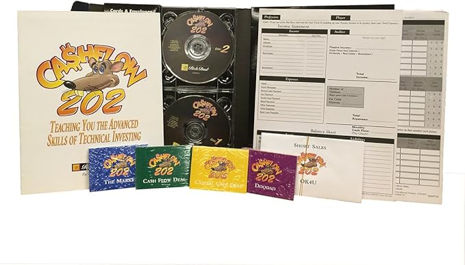 CASHFLOW 202 Board Game Expansion Pack by Rich Dad Poor Dad Robert Kiyosaki
