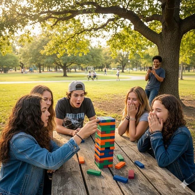 YEHUA! Open Spaces Totika Self Esteem Game with 48 Question Card Deck - A Game of Fun Skill and Communication
