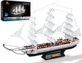 JMBricklayer Ship Building Toy - Building Sets for Adult 40104 White Swan Model Ship Attractive Showroom Decoration Pirate Ship &amp Nautical Adventure Experience Construction Toys