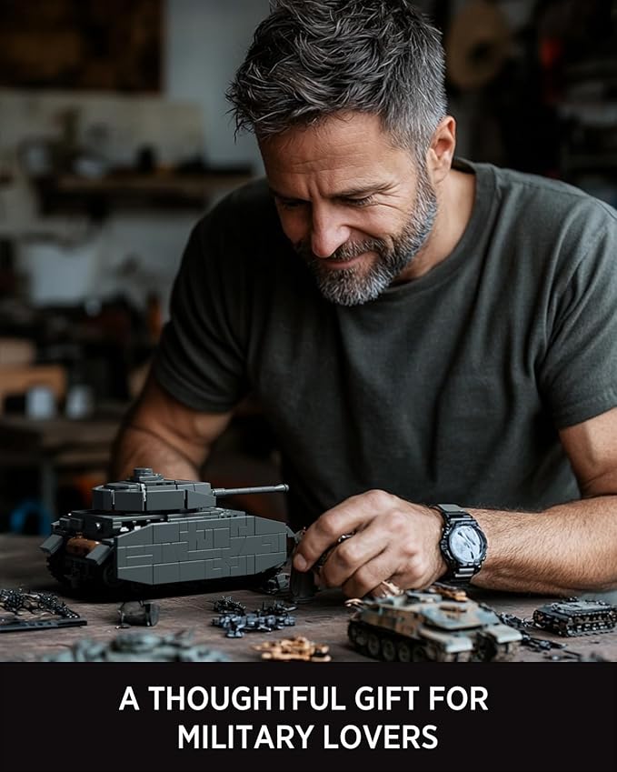 Nifeliz Panzer IV G Military Tank Building Set for Adults WW2 Collectible German Pz.Kpfw. IV G Army Model Toy to Build and Display Ideal Gift for Military Fans (1006PCS NF10312)