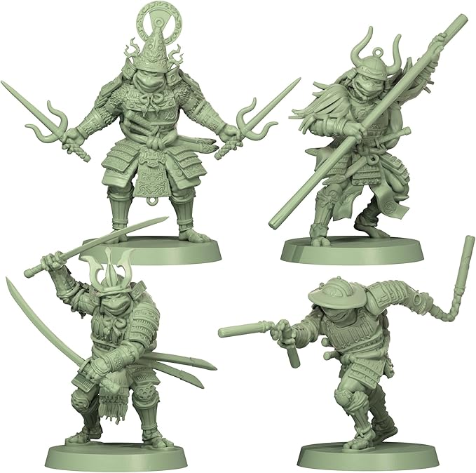 CMON Zombicide White Death: TMNT Time Crash Expansion - Turtle Team’s Quest Through Zombie New York Cooperative Strategy Game with Tabletop Miniatures Ages 14+ 1-6 Players 1 Hour Playtime