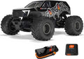 ARRMA RC Truck 1/10 Gorgon 2 Wheel Drive RTR Brushed Monster Truck Battery &amp Charger Included Gun Metal ARA3230ST3