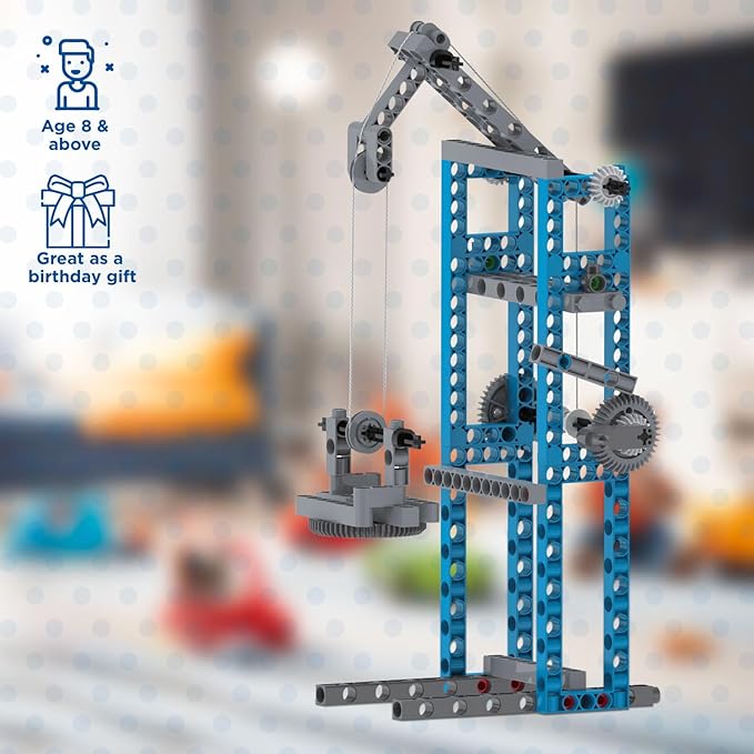 Thames &amp Kosmos Simple Machines Science Experiment &amp Model Building Kit Introduction to Mechanical Physics Build 26 Models to Investigate The 6 Classic Simple Machines