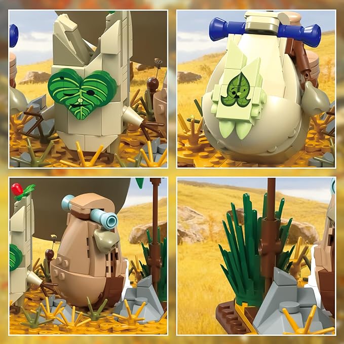 Koroks Building Set- Compatible with Lego for Adults Link’s Forest Spirit Companion Rescue Set for BOTW Fans Great Toys Gifts for Fans Adults