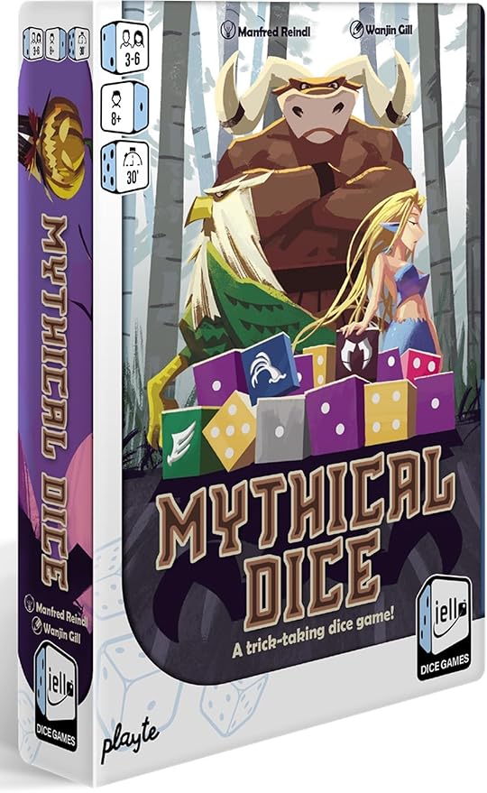 IELLO: Mino Dice - Family Bidding Board Game Trick-Taking Dice &amp Card Game Become Champion of The Labyrinth Fantasy Ages 8+ 3-6 Players 30 Min