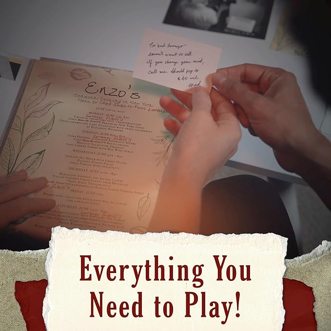 Murder Mystery Party Case Files: Death by Chef's Knife for 1 or More Players Ages 14 and Up