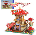 2763PCS Mushroom House Building BlocksCreative Ideals Ganoderma Hotel Building Blocks Perfect Choice for 6+ Boys Girls or Adults