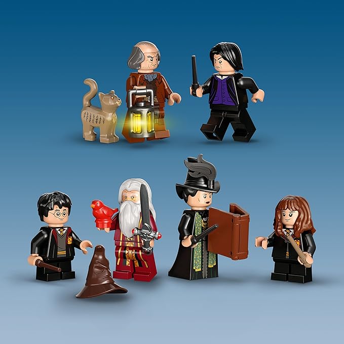 LEGO Harry Potter Hogwarts: Dumbledore’s Office 76402 Castle Toy Set with Sorting Hat Sword of Gryffindor and 6 Minifigures for Kids Aged 8 Plus