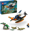 LEGO City Jungle Explorer Water Airplane Toy - Kids Toy Adventure Building Set for Boys and Girls Ages 6+ - with 2 Minifigures for Pretend Play - Gift Ideas for Birthdays - 60425