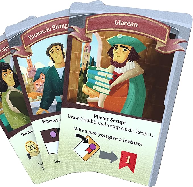 Plan B Games Alma Mater Board Game - Manage a 15th Century University! Strategic Resource Management and Recruitment Game for Kids &amp Adults Ages 14+ 2-4 Players 90-150 Minute Playtime