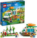LEGO City Farmers Market Van 60345 Building Toy Set for Kids Boys and Girls Ages 5+ Mobile Farm Shop Playset with 3 Minifigures (310 Pieces)