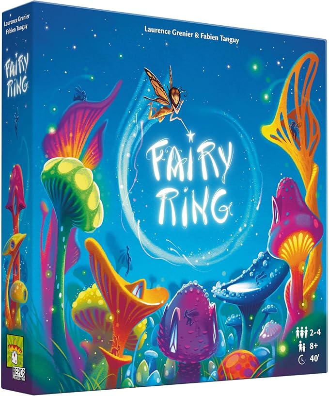 Fairy Ring Board Game - Enchanting Drafting &amp Movement Strategy Game Immersive Fairy Village Building Game for Kids &amp Adults Ages 8+ 2-4 Players 40 Min Playtime Made by Repos Production