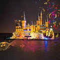 VONADO Light Compatible with Lego Hogwarts Castle and Grounds 76419 Music Version Creative Lighting Set Accessories Compatible with Lego 76419 for Fans (Lights Only No Models)