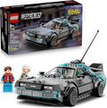 LEGO Speed Champions Time Machine from Back to The Future Building Toy for Kids - Pretend Play &amp Display Car Toy W/2 Build Modes for Boys &amp Girls Ages 9+ - Gift Ideas for Birthdays &amp Fans