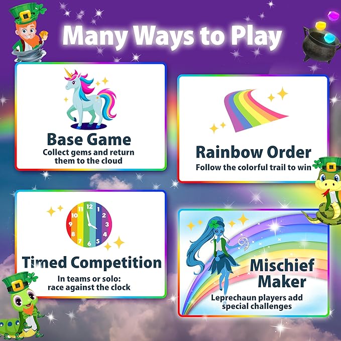 Hide and Seek Meets Rainbow Toys in “Protectors of The Rainbow” | Ages 4-10 | A Musical Treasure Hunt | Easter Egg Hunt &amp Glow in The Dark Game | Outdoor Toys | Unicorn &amp Leprechaun Theme