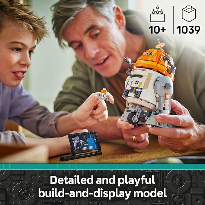 LEGO Star Wars: Ahsoka Chopper (C1-10P) Astromech Droid Set - Building Toy for Kids Ages 10+ - Makes a Great Gift for Boys and Girls - Model Kit and Room Decor Idea for Sci-Fi Adventure Fans - 75416
