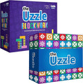 Uzzle 3.0 Board Game &amp Blockwork Bundle – Ultimate Family Fun Pack - Fast-Paced Puzzle Games for Ages 4+ - Multiple Difficulty Levels - 2 to 4 Players