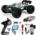 RC Car 1/16 Scale 4WD Brushless High-Speed Remote Control Car Fast 65+ mph All-Terrain Off-Road Truck Adult Electric RC car Including 1500mAh*2 T-Plug Battery Suitable for Adults Boys