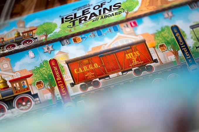 Isle of Trains: All Aboard Base Game by Dranda Games Strategy Board Game for 1 to 4 Players and Ages 12+