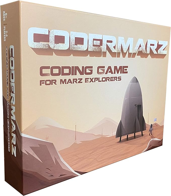 Game for Space and AI Learners! NBC Featured: First Ever Board Game for Boys and Girls Age 6+. Teaches About Mars AI and Computer Programming Through Fun Astronaut and Neural Adventure!