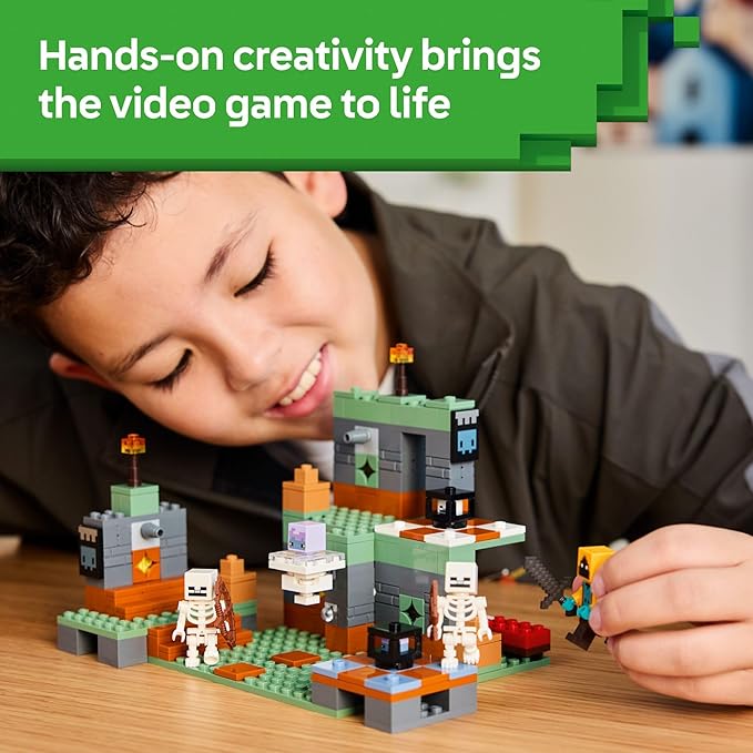 LEGO Minecraft The Trial Chamber Building Toy - Gamer Playset for Kids Girls and Boys Ages 8+ - Includes Shadow Hoodie Minifigure for Pretend Play - Gift Idea for Birthday - 21271