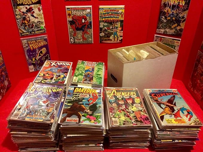 Huge 100 Comic Book Lot- Marvel and DC Only -All Vf to Nm+ No Duplicates Great Gift! Instant Collection