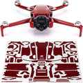 WRAPGRADE Skin Stickers Compatible with DJI Mini 4 Pro | Full Wrap (Japan Red)