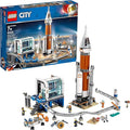 LEGO City Space Deep Space Rocket and Launch Control 60228 Model Rocket Building Kit with Toy Monorail Control Tower and Astronaut Minifigures Fun STEM Toy for Creative Play (837 Pieces)