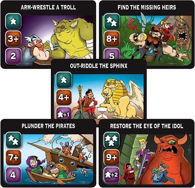 Steve Jackson Games Hack &amp Slash Deluxe - Strategy Board Game - for 1 to 6 Players and Ages 14+