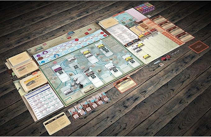 Nemo's War: 2nd Edition – Award-Winning Solitaire Exploration Board Game Captain Nemo Adventure Highly Rated Strategy Game