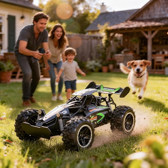 Remote Control Car 1:18 Scale RC Off-Road Car High-Speed Remote Control Vehicle Indoor &amp Outdoor Use 25 km/h Speed 40m Range Perfect for Kids &amp Adults
