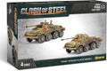 Gale Force Nine Clash of Steel: German: Puma Scout Troop (x4 Plastic) CSG08