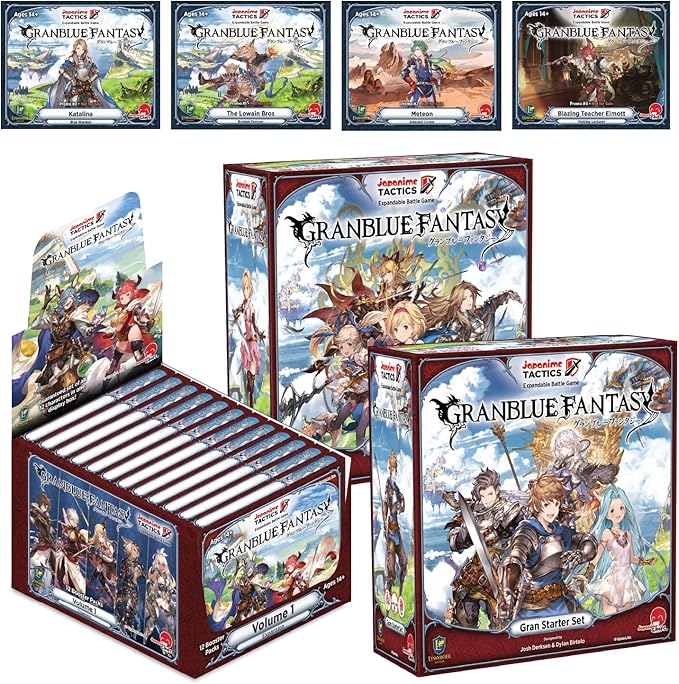 Japanime Tactics: Granblue Fantasy - Special Bundle | from The Creator of Dragon Fire | Strategize and Battle | 2-4 Players Ages 14+