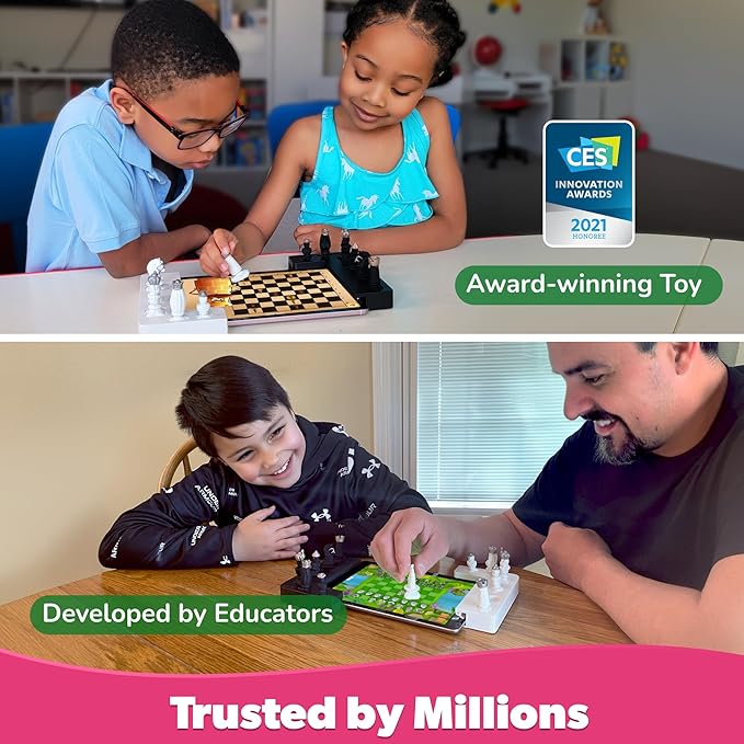 PlayShifu Tacto Chess – App-Based Interactive Chess with Real Figurines | STEM Learning &amp Educational Toy for Ages 6+ | Story-Based Puzzles | Gift for Boys and Girls