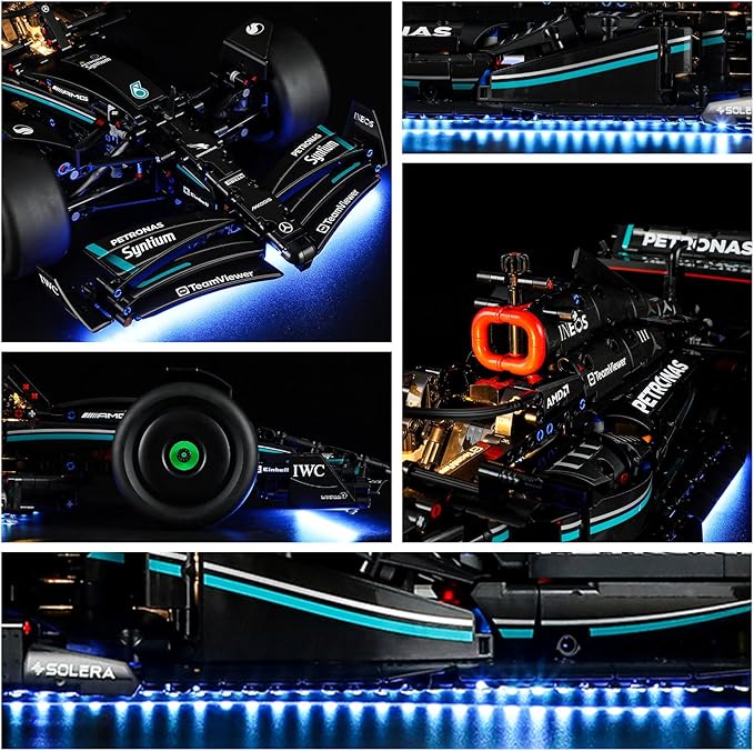 YEABRICKS LED Light for 42171 Technic Mercedes-AMG F1 W14 E Performance Building Blocks Model (Building Set NOT Included)