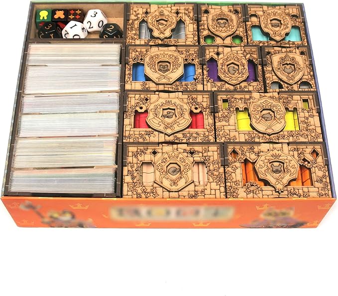TowerRex Organizer for Root Board Game and Underworld Riverfolk Marauder Clockwork Expansions Storage Insert Accessories Upgrade